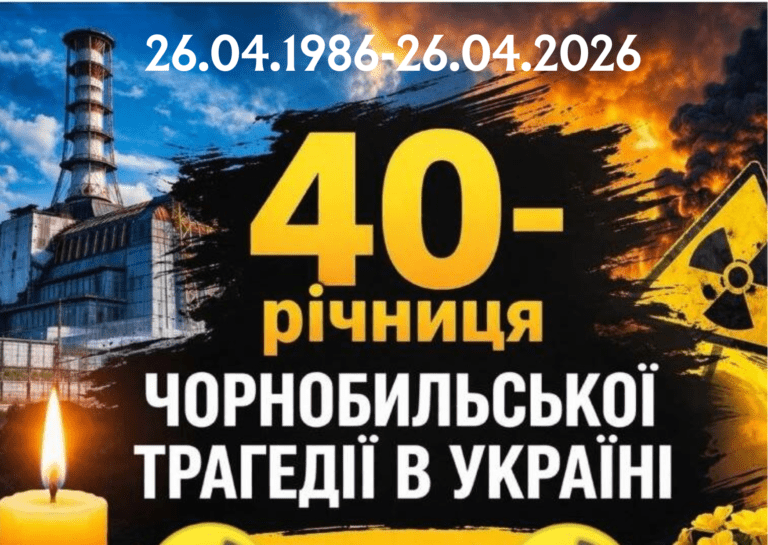 40 років Чорнобильської трагедії